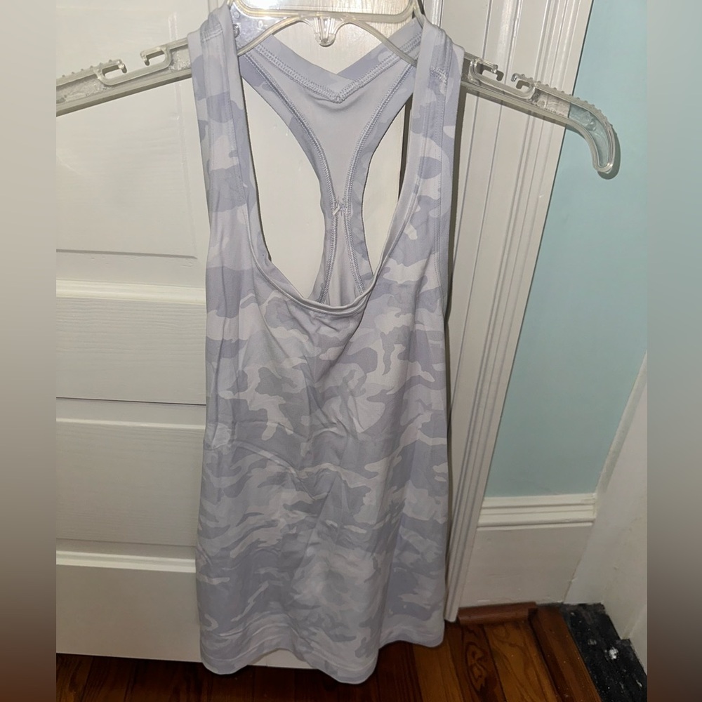 White Camo lululemon tank size 6